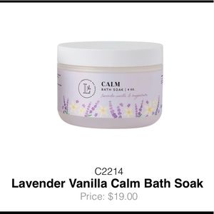 Calm bath soak